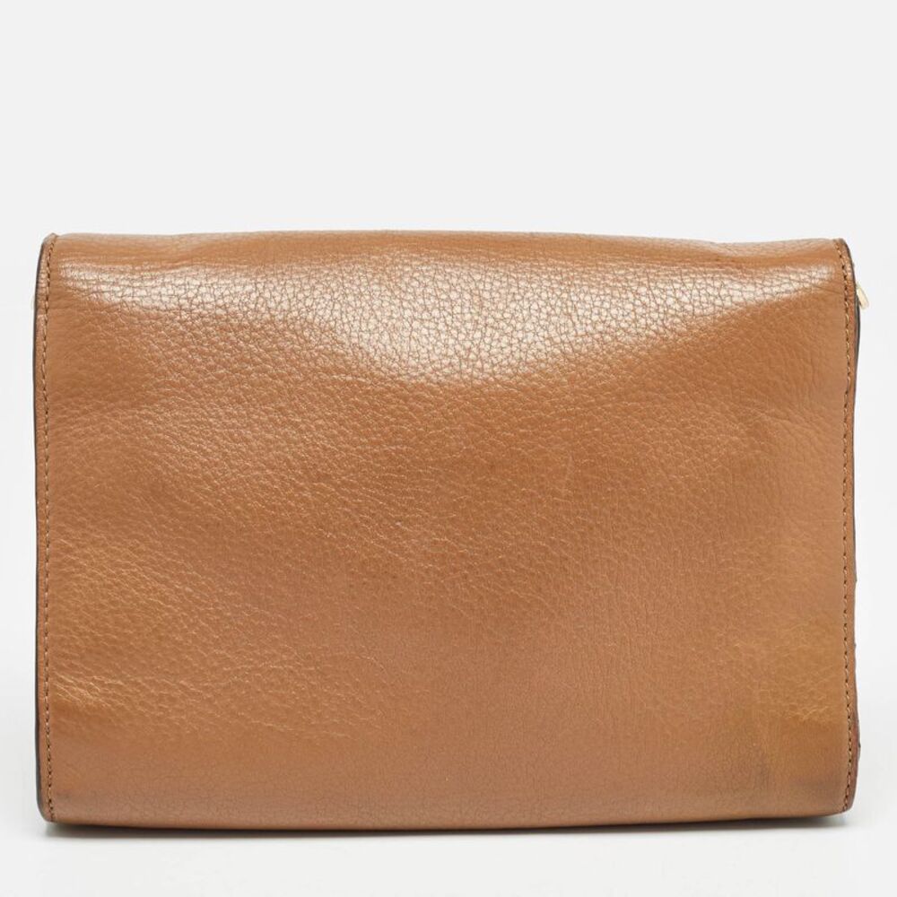 Tory Burch Brown Leather Bombe T Combe Crossbody Bag - Picture 4 of 7